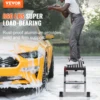 VEVOR Folding Work Platform Aluminum Drywall Stool Ladder Heavy Duty Work Bench w/ Non-Slip Feet for Washing Vehicles Painting 2