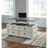 Coffee Table Farmhouse Lift Top Coffee Table with Drawers 4