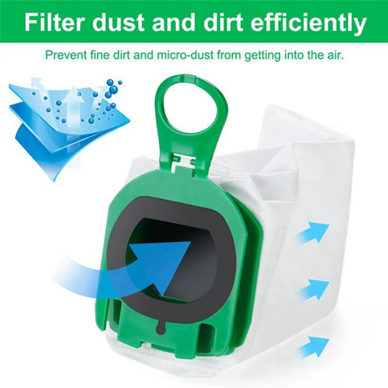 Sacchetto Per Aspirapolvere Per Vorwerk Kobold Vb100 Fp100 Vb 100 Fp 100, Filtri Per Sacchetti Di Polvere Sottovuoto