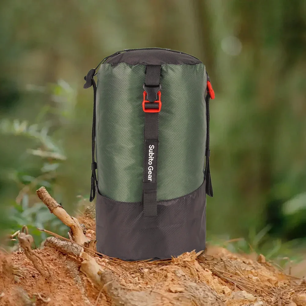 Outdoor Sleeping Bag Stuff Sack Waterproof Sleeping Bag Compression Storage Bag Large Capacity Space Saving for Camping Hiking
