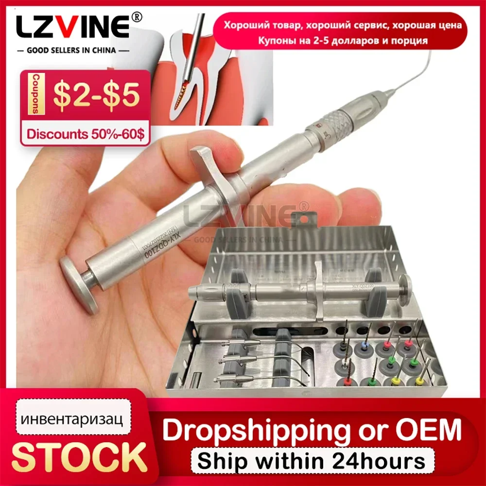 Dental Endodontic Endo File Removal System Kit / Endo Broken File Removal Instrument Set Root Canal File Extractor for Clinic