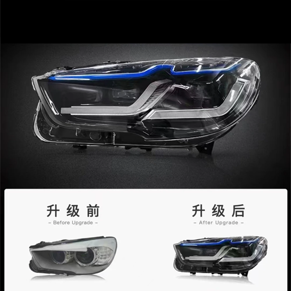 

Car led front lamp Headlight assembly For 10-17 BMW 5 series GT modified daytime running light DRL turn signal 2pcs
