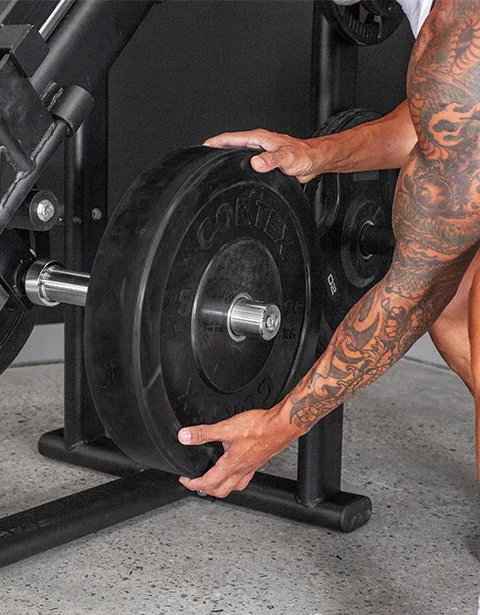 Hack squat machine sold by 100 Spartans