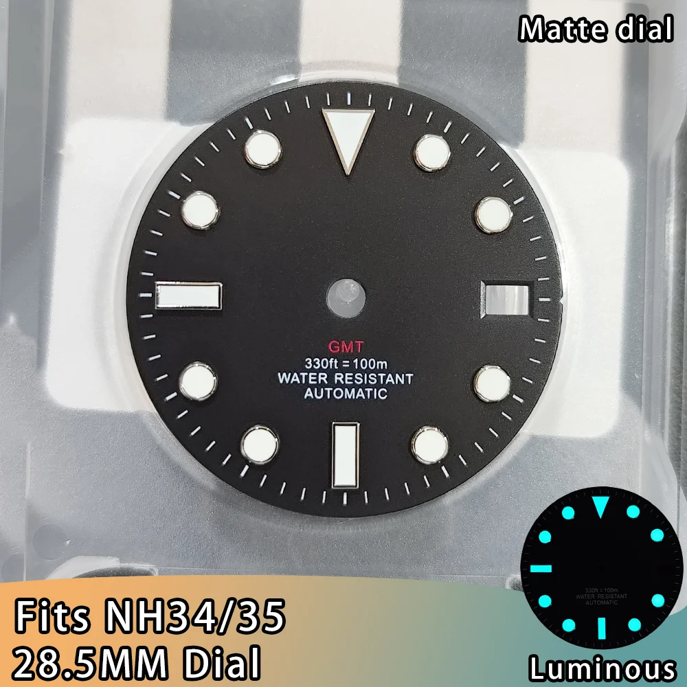 Enhanced White Watch Dial with BGW9 Blue Luminous Feature - 28.5mm