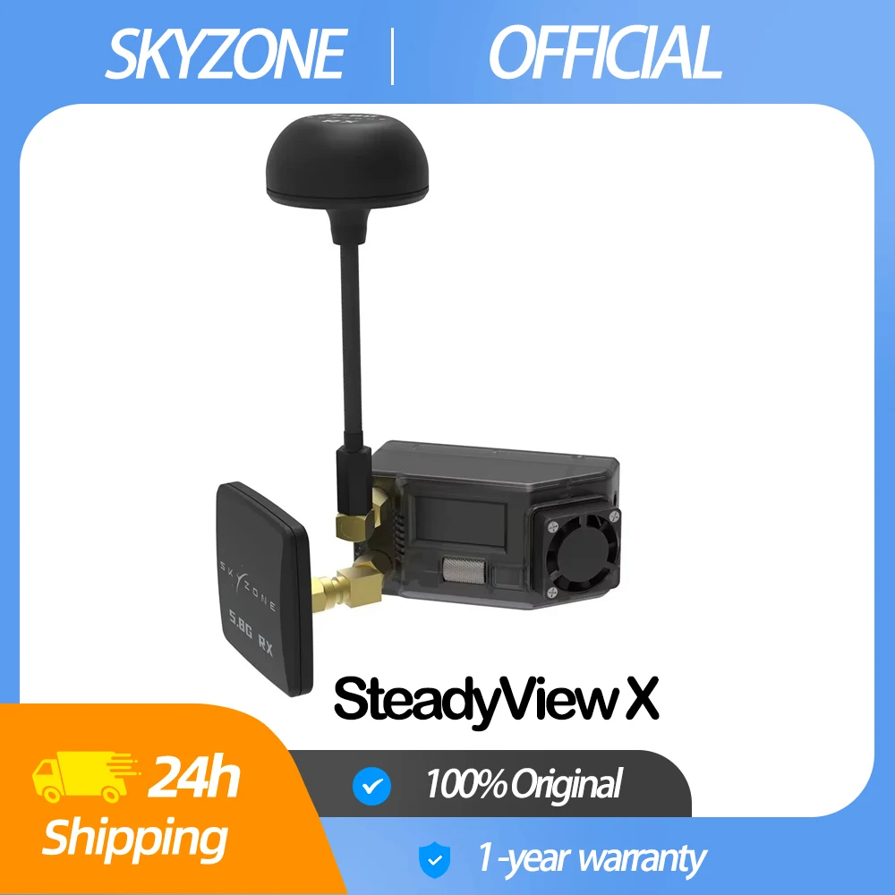 Lunettes FPV Steadyview X 5.8G/5G avec récepteur ELRS