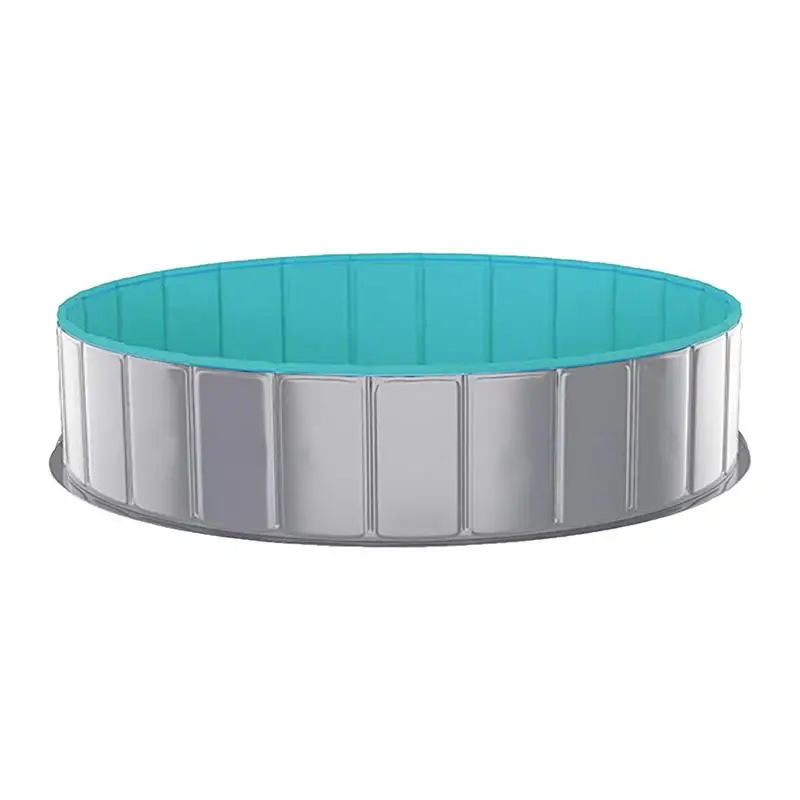 

Portable Folding Dog Cat Pool, Indoor Outdoor Pet Bathtub