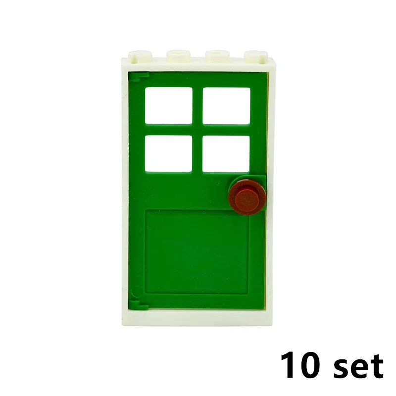 DIY City Friends House Building Blocks Set with Fence, Stairs, Ladder, Gate, Door, Window, and Garden Figures
