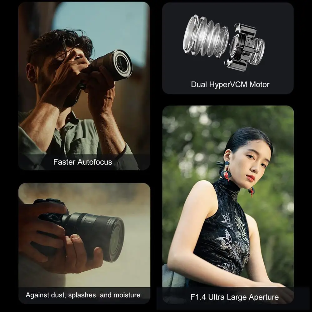 50mm F1.4 Pro FE-Mount Lens  Full Frame Auto Focus Large Aperture Lens for Sony