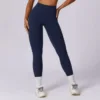 Collants de yoga taille haute pour femmes, leggings en V, levage de la hanche, pêche au miel, beaux sports de la hanche, gym, course, pantalon de fitness