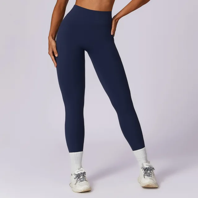 Collants de yoga taille haute pour femmes, leggings en V, levage de la hanche, pêche au miel, beaux sports de la hanche, gym, course, pantalon de fitness