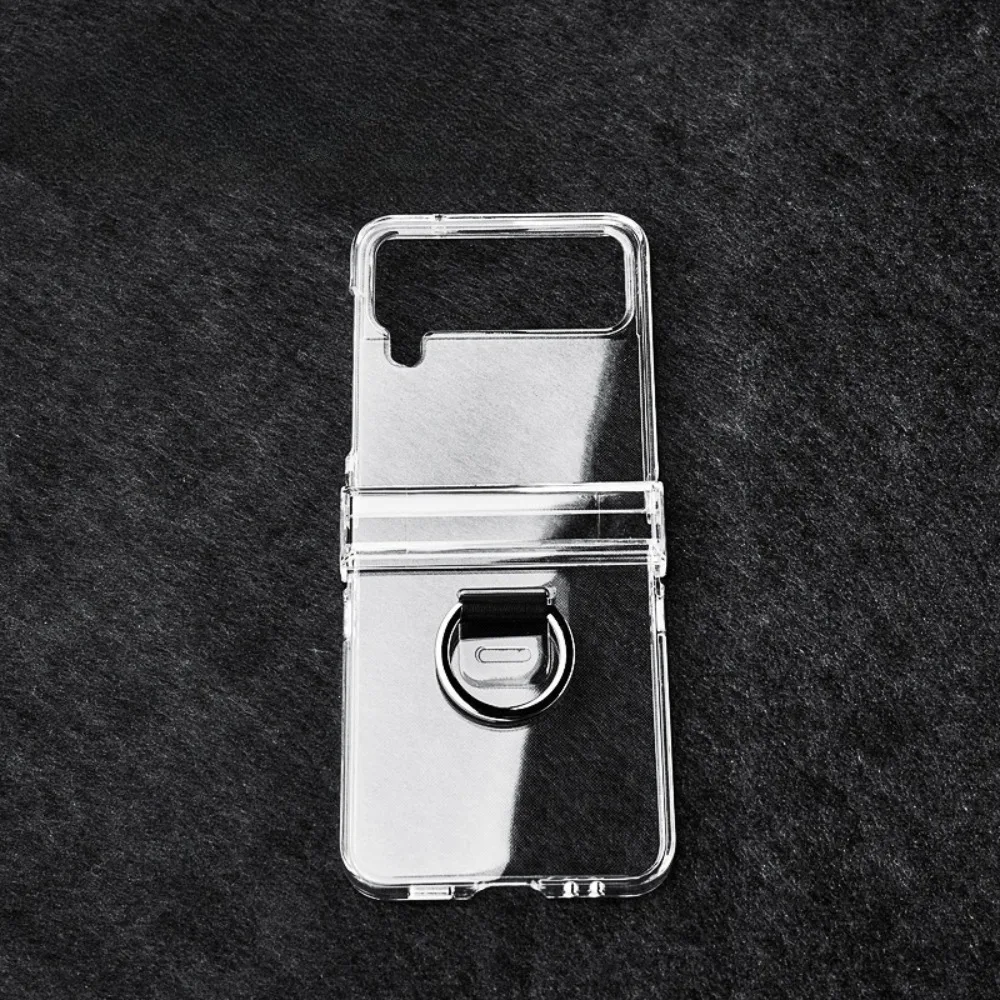Transparent Ring Hinge Shockproof Phone Case