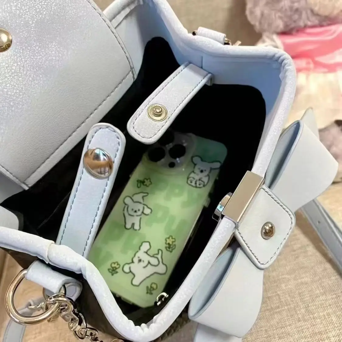 JIAERDI Sweet Cool Black Shoulder Bags Purse Women 2025 Versatile Bow Y2k Handbag Female Hot Girls Crossbody Bags Bucket Bag New