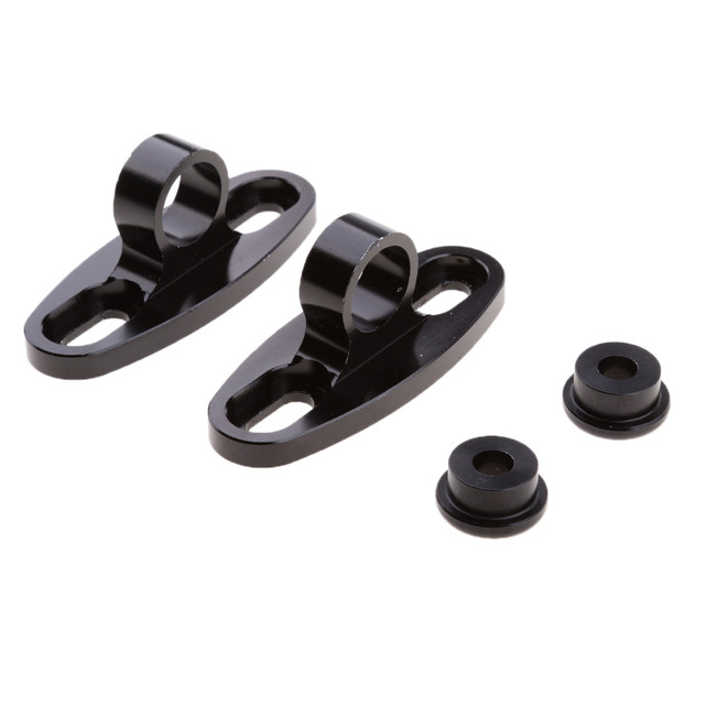 Motorcycle CNC Aluminum Rearview Mirror W/Fairing Adapters Holder Mount