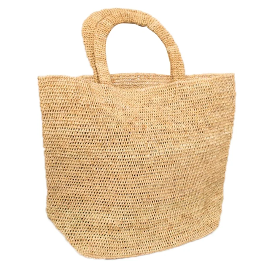 

Handmade Straw Bag Leisure Beach Storage Women Bags Fashion Totes Woven African Hand-Made Shoulder Bag Seaside Resort