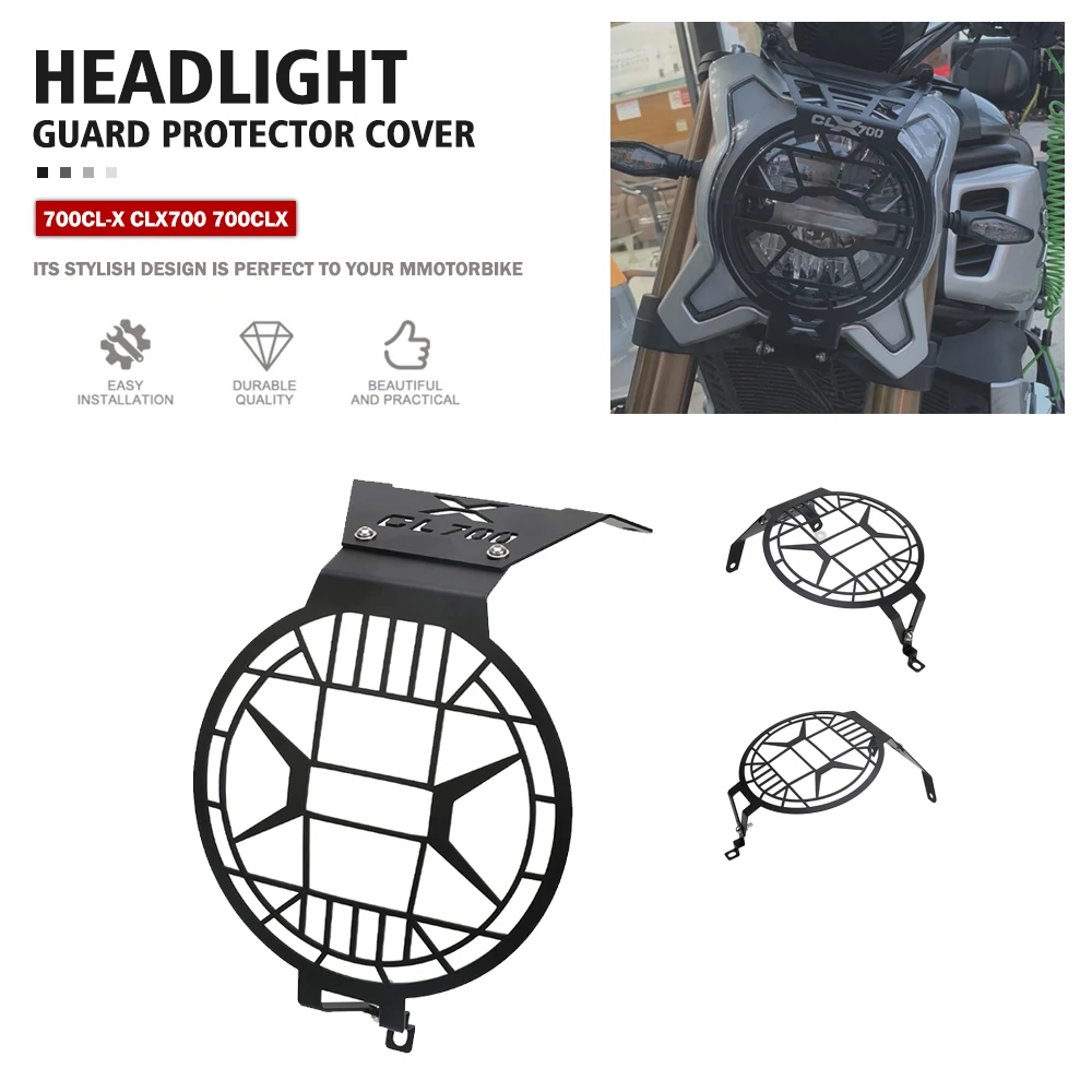 Per Cfmoto Cf Moto 700 Cl-X 700 Clx 700 Clx700 700Cl-X Faro Moto Faro Scudo Copertura Griglia Protezione Griglia