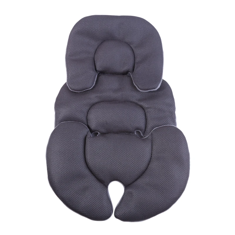 Baby Stroller Cushion Car Seat Insert Baby Head Neck Support Pillow Mattress Breathable Mesh Liner Mat Pram Thermal Mattress baby stroller accessories best