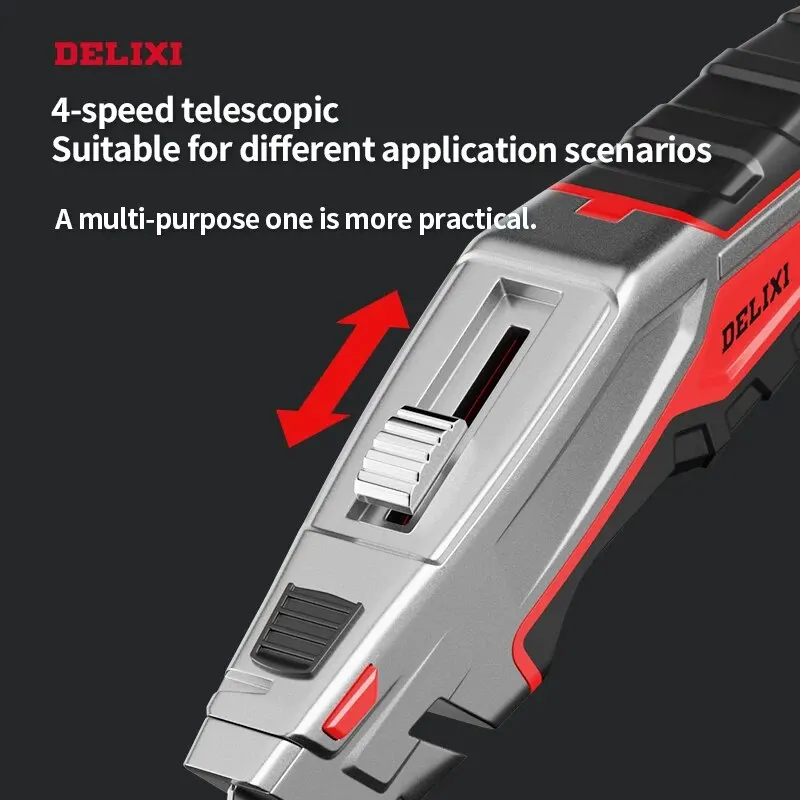 All-Steel Foldable Electrician's Knife Utility Cutter for Cable Stripping Wallpaper Cutting