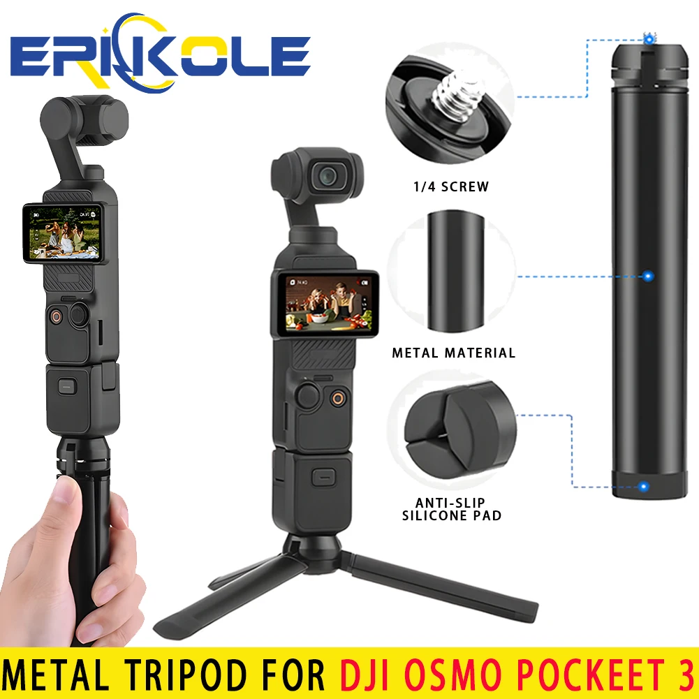 Mini Treppiede Per Dji Osmo Pocket 3 Supporto Stabilizzatore Da Tavolo Per Dji Osmo Pocket 2 Pocket 3 Action 4 3 Gopro Accessori