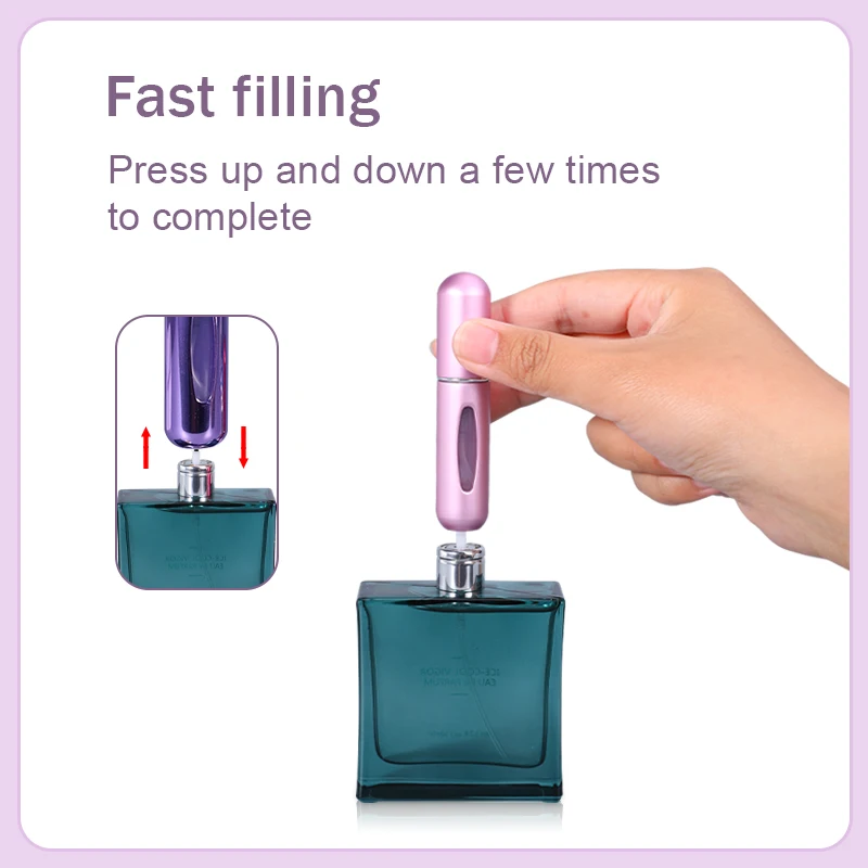 Portable Mini Refillable Perfume Atomizer 5/8ml Aluminum Perfume Bottle Spray Bottle spray bottle,perfume bottle,perfume atomizer,mini perfume bottle,perfume refill bottle,mini perfume atomizer,refillable bottle,refillable empty bottle,refillable cosmetic bottle,refillable perfume bottle
