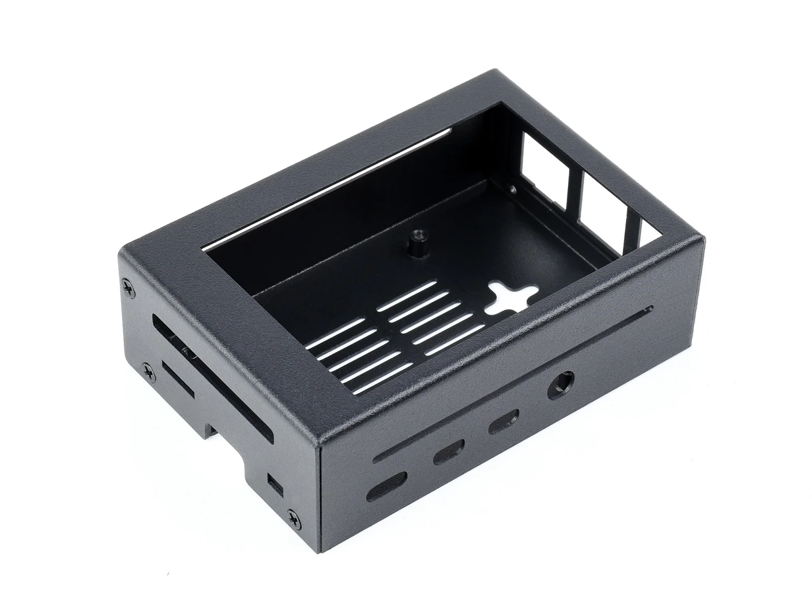 

Чехол из алюминиевого сплава с 4,7-дюймовым дисплеем для Raspberry Pi 4, разработан для Raspberry Pi 4B, совместим с Waveshare 3,5 дюймовым ЖК-дисплеем RPI