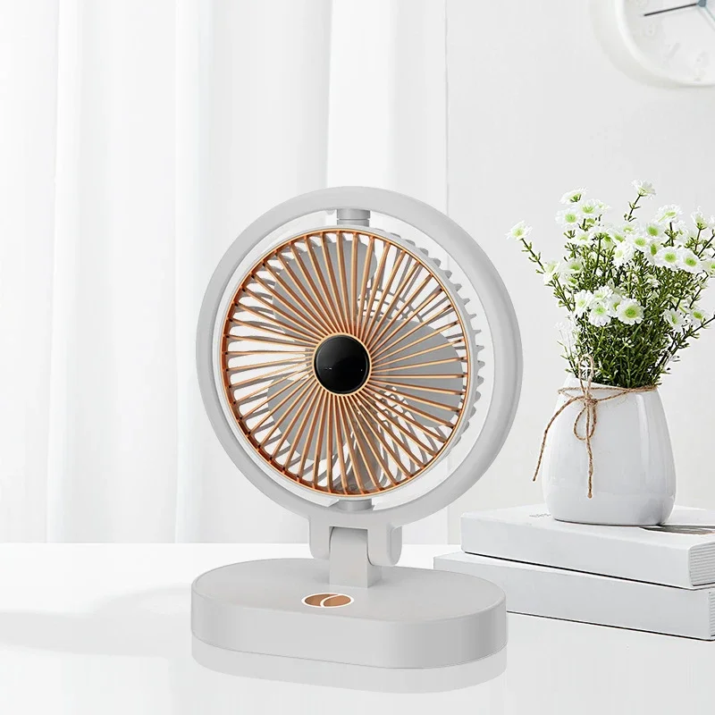 

Портативный складной настольный мини-вентилятор USB для кемпинга с матовой планкой, беспроводной и шумный