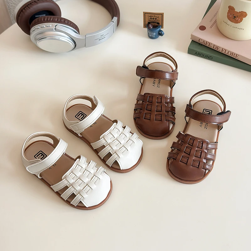 Girls Casual Woven Sandals Summer Korean Style