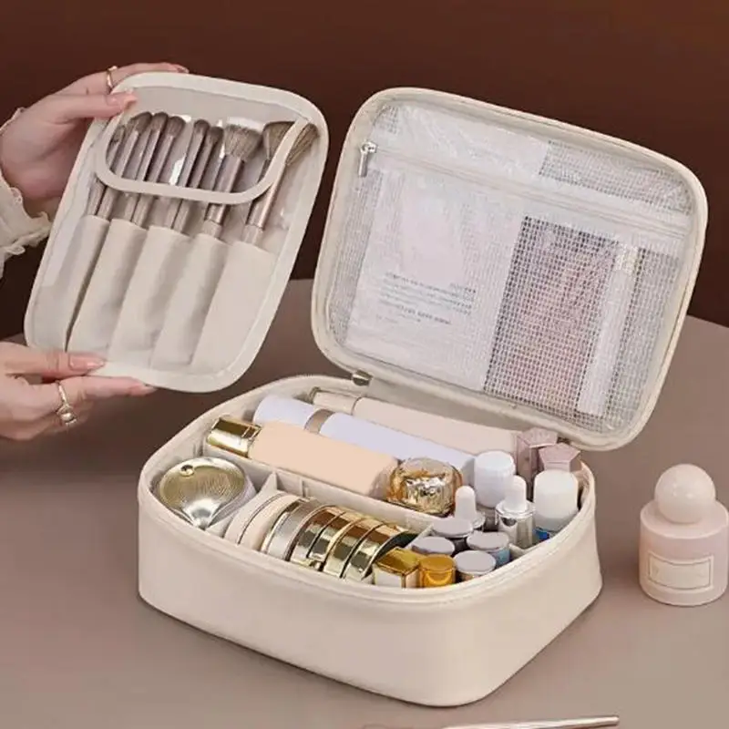 New Women's Portable Travel Cosmetics Storage Bag Large Capacity Waterproof Girl Makeup Bag Luxury Women's Washing Bag organizer 2