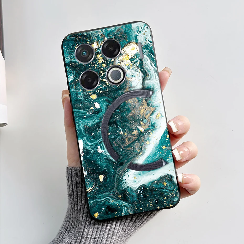 Fashion Marble Silicone Soft TPU Back Cover - Protective