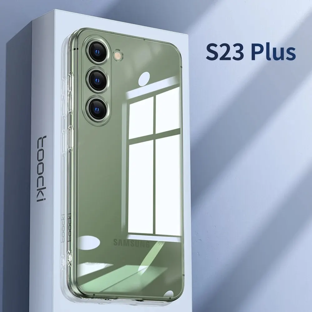 Toocki Ultra Clear Transparent Soft TPU Protective Phone Case