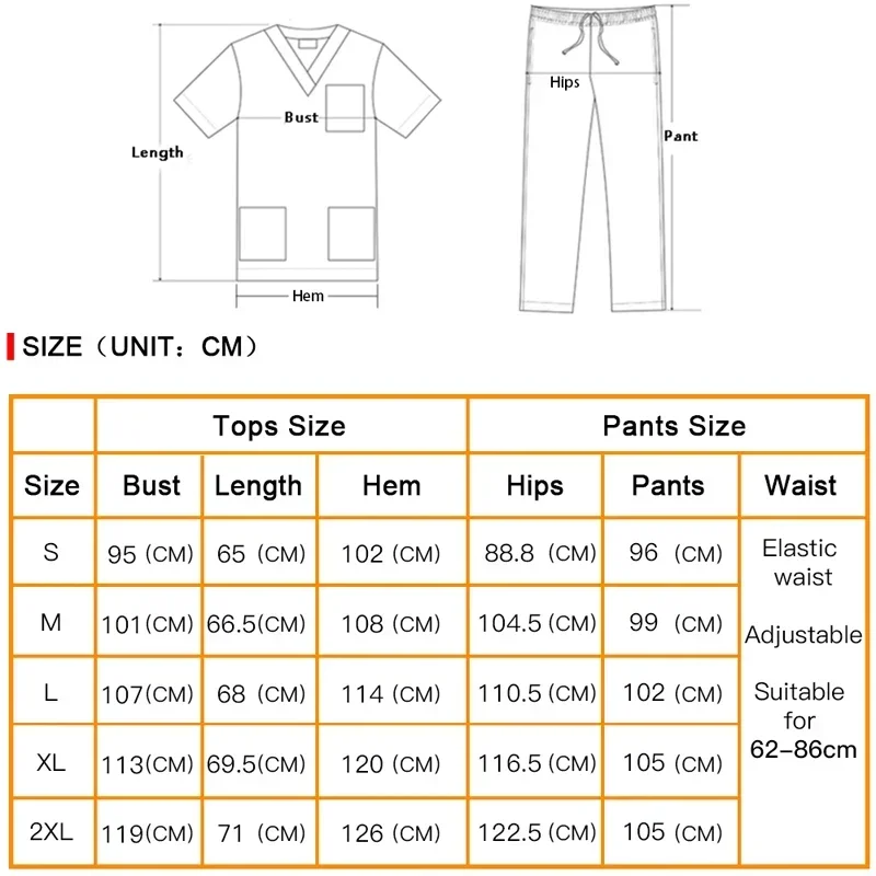 Medical Nursing Scrubs Suit Women Blouse Short Sleeved Nurse Working Uniforms Solid Color Pet Veterinary Work Clothes medical uniform
