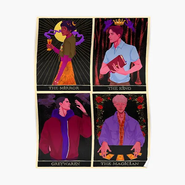 

Постер Gangsey Tarot, Декор, украшение комнаты, картина, Художественная печать на стене, винтажная Современная Настенная роспись, Забавный дом, без рамки