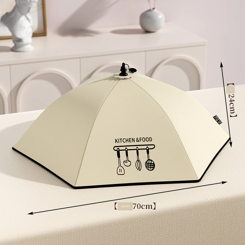 Suction Cup Heat-insulating Vegetable Cover Vegetable Cover Leftover Food Foldable Household Dining Table