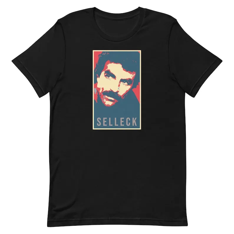 

Tom Selleck TV Actor Pop Art Homage Unisex t-shirt