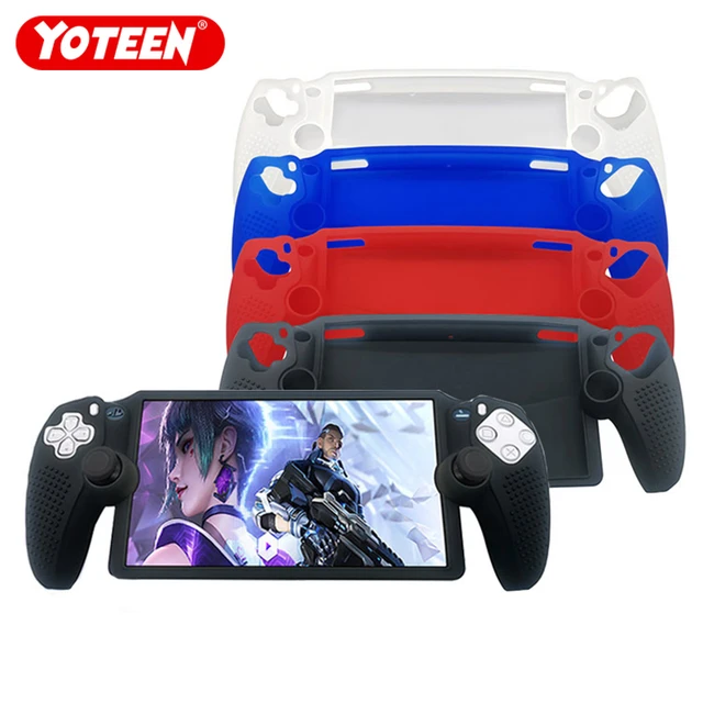 Silicone Protecor Cover Case Compatible with Playstation Portal Remote  Player,Protective Skin Cover for PS5 Portal-Shockproof Anti-Scratch (Black)