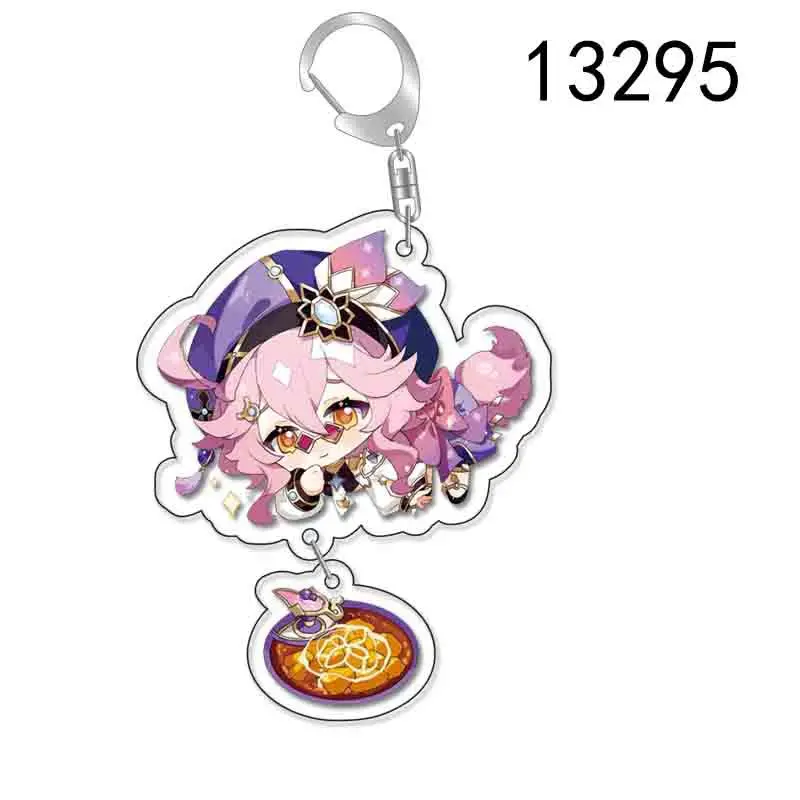 20 Teil/los Spiel Genshin Auswirkungen Acryl Keychain Arataki Itto Gorou Tartaglia Raiden Shogun Cosplay Nette Tasche Schlüssel Anhänger Großhandel – Detail 5
