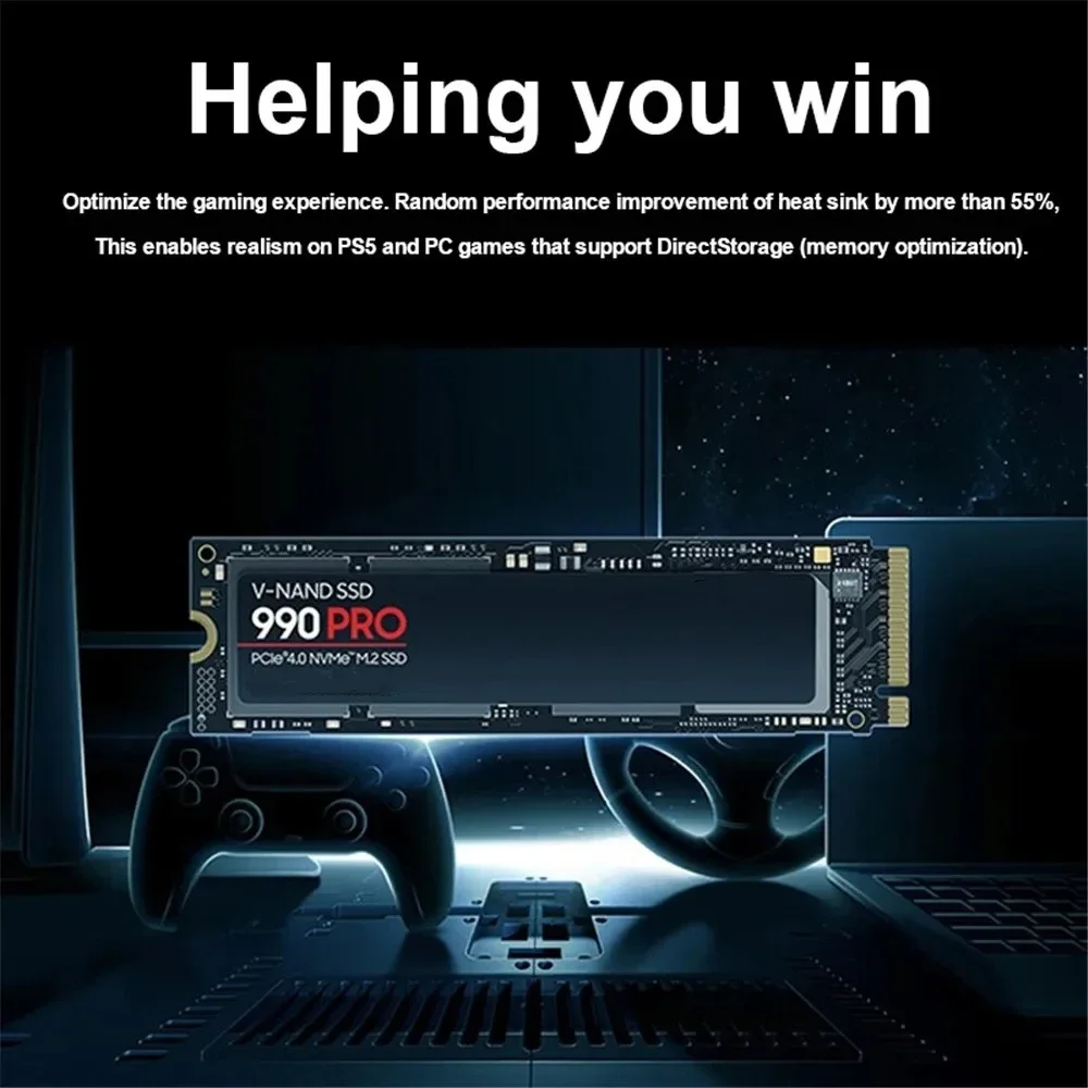 Ʈ ÷̼̽ 5   990Pro M.2 SSD M2 PCIe 5.0 NVME ָ Ʈ ̺ 2280  ϵ ũ, 2TB 4TB SSD NVME M2