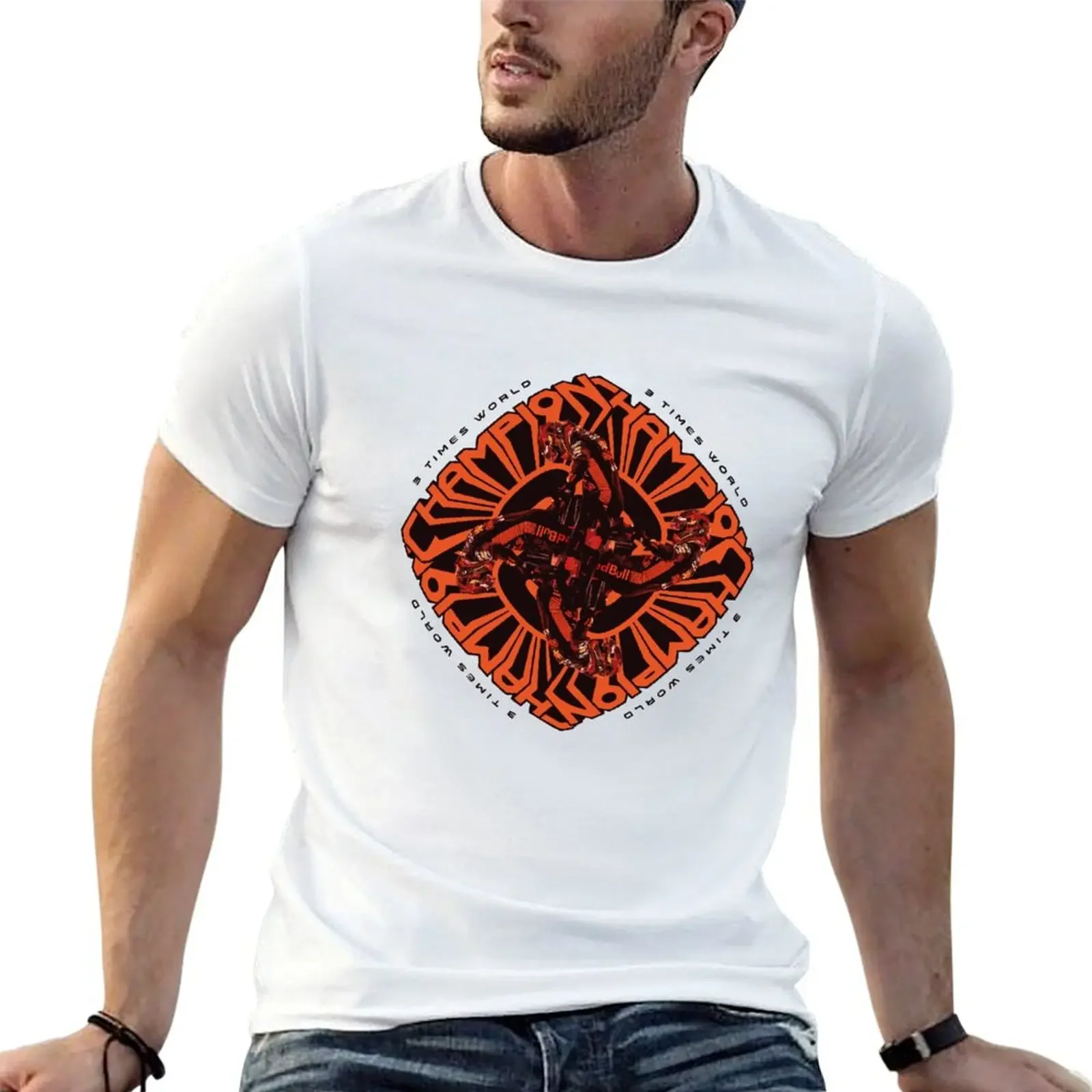 

3 times world T-shirt hippie clothes oversizeds Blouse t shirt for men