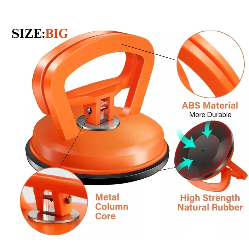 Heavy Duty Vacuum Sucker Car Shape Bump Fixer Repair Tool Set Large Pull Suction Cup Dent Puller Dent Repair Tile Suction Cup