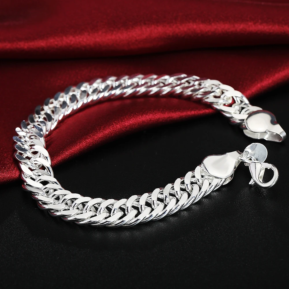 Chain Bracelet 925 Sterling Silver for men and women