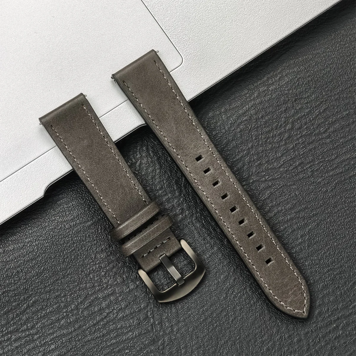 Premium 22mm Leather Watch Strap – Elegant Replacement Belt