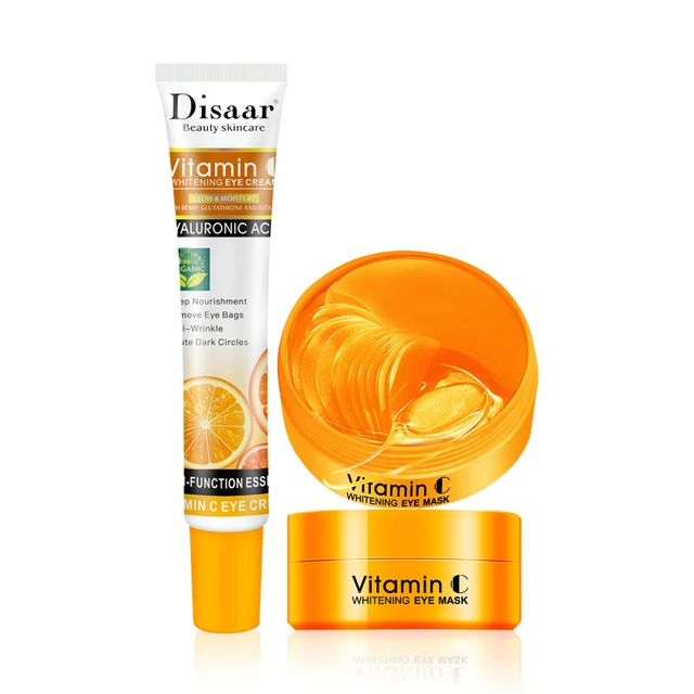 Disaar Vitamin C Facial Care Set Whitening Antiaging Cream Mask Face
