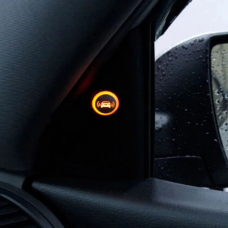 2pcs Car Blind Spot  System Warning Light Driving Reversing Assistance Car Signal Lamp (with Out Radar）5V