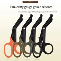 18.5cm EMT Trauma Bandage Scissors Medical Scissors Emergrncy EDC Outdoor Equipment Tactical Rescue First Aid Stool Carry