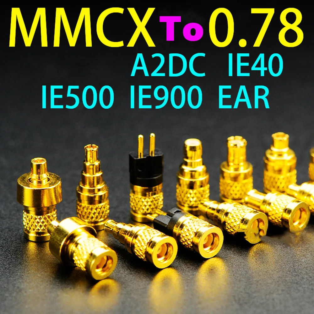 2 Pièces Adaptateur de Câble MMCX Connecteur de Casque