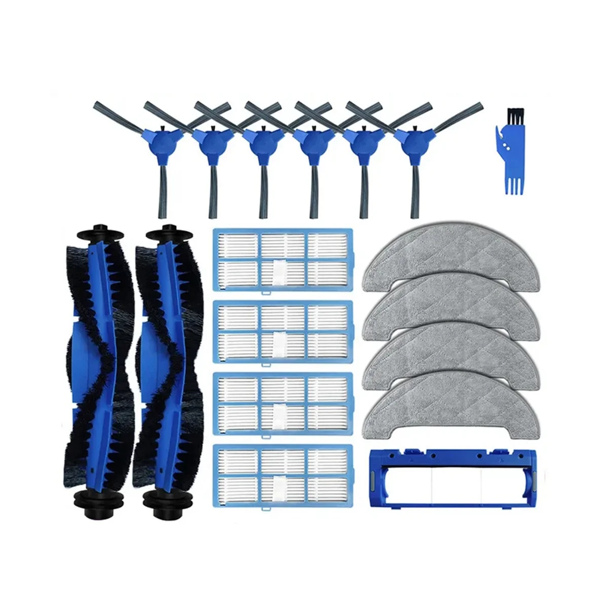 

Сменная деталь для робота G9070, основная боковая щетка, Hepa фильтр, Швабра, салфетка, аксессуары