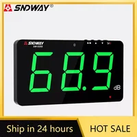 SNDWAY SW-525A/B/G 130dB Wall Mounted Handheld Fast Response Sound Noise Level Meter Noise Decibel Meter Digital Data Storage 1