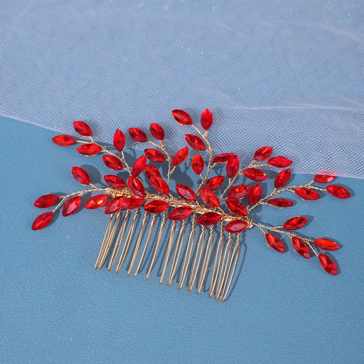 Luxury Crystal Hair Comb Clip Hairpin For Women Bride Rhinestone Bridal Wedding Hair Accessories Jewelry Comb Clip Hairpin Gift