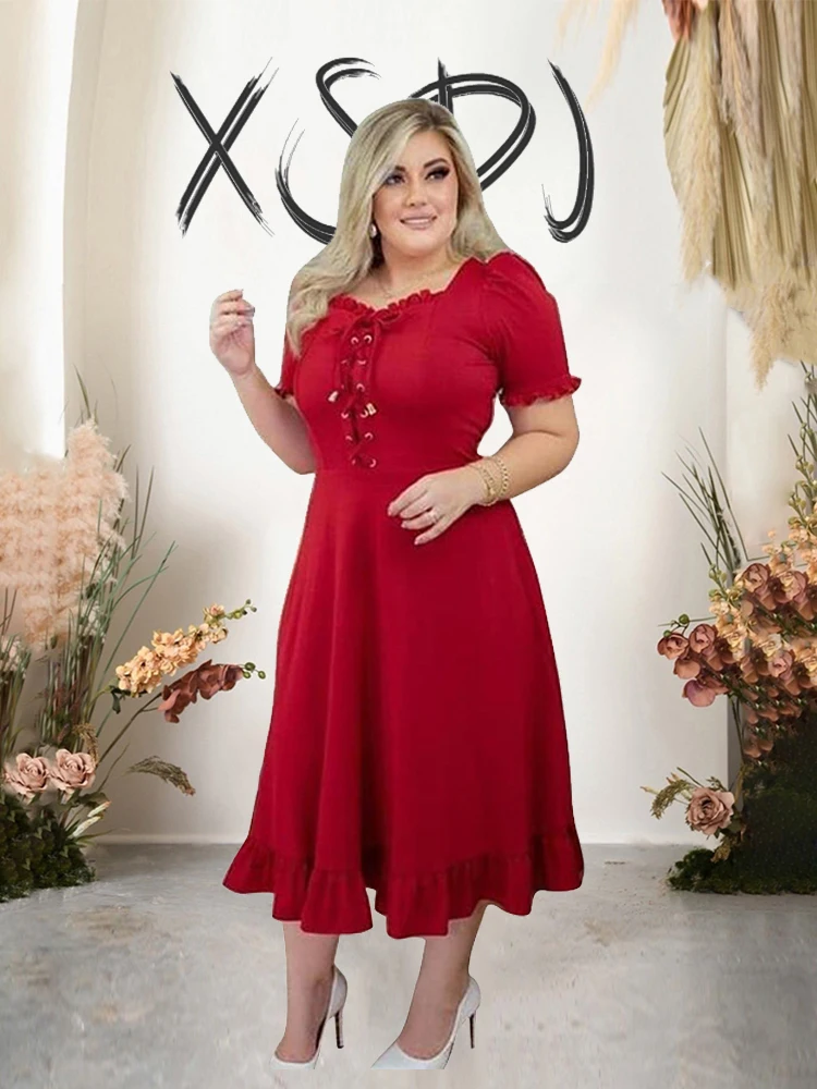 Conjunto Plus Size Casual Moda Feminina Manga Curta Com Laço - Plump Modas: Roupas  Plus Size