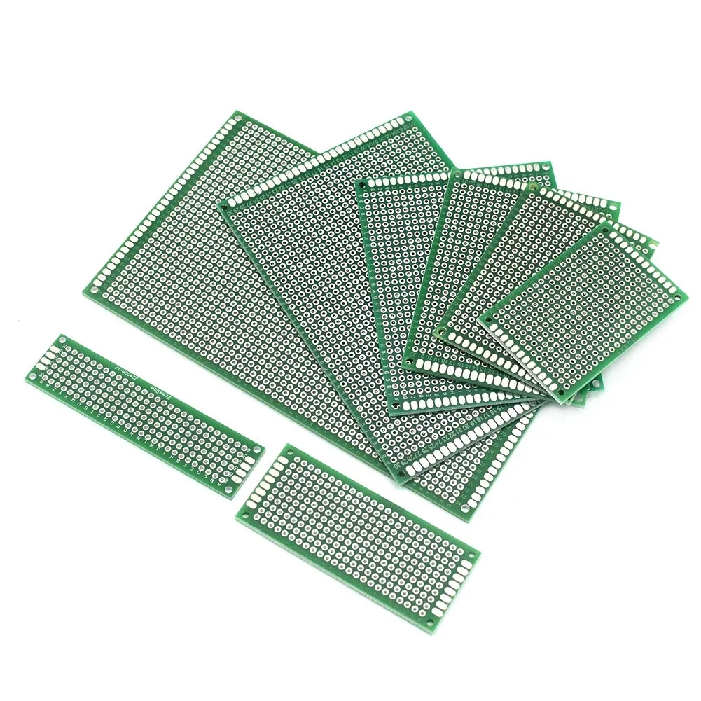 Circuit Imprimé Universel Simple Face, Carte PCB, Protoboard, 2.5x6.4cm, 5x7cm, 6.5x14.5cm, 7x9cm, 9x15cm, Bricolage, Soudure Pr, 5 Pièces, 10 Pièces