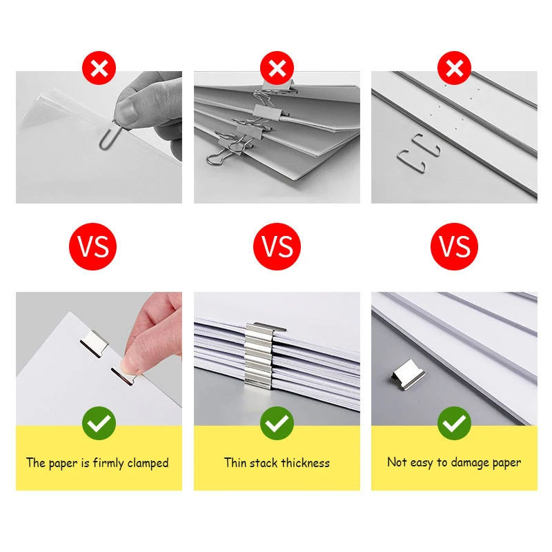 Push Clip Stapler Staple Remover Binder Push Clamp File Folder Dispenser Paper Clips Office Supplies Set Seamless Stapler,push stapler,staple remover